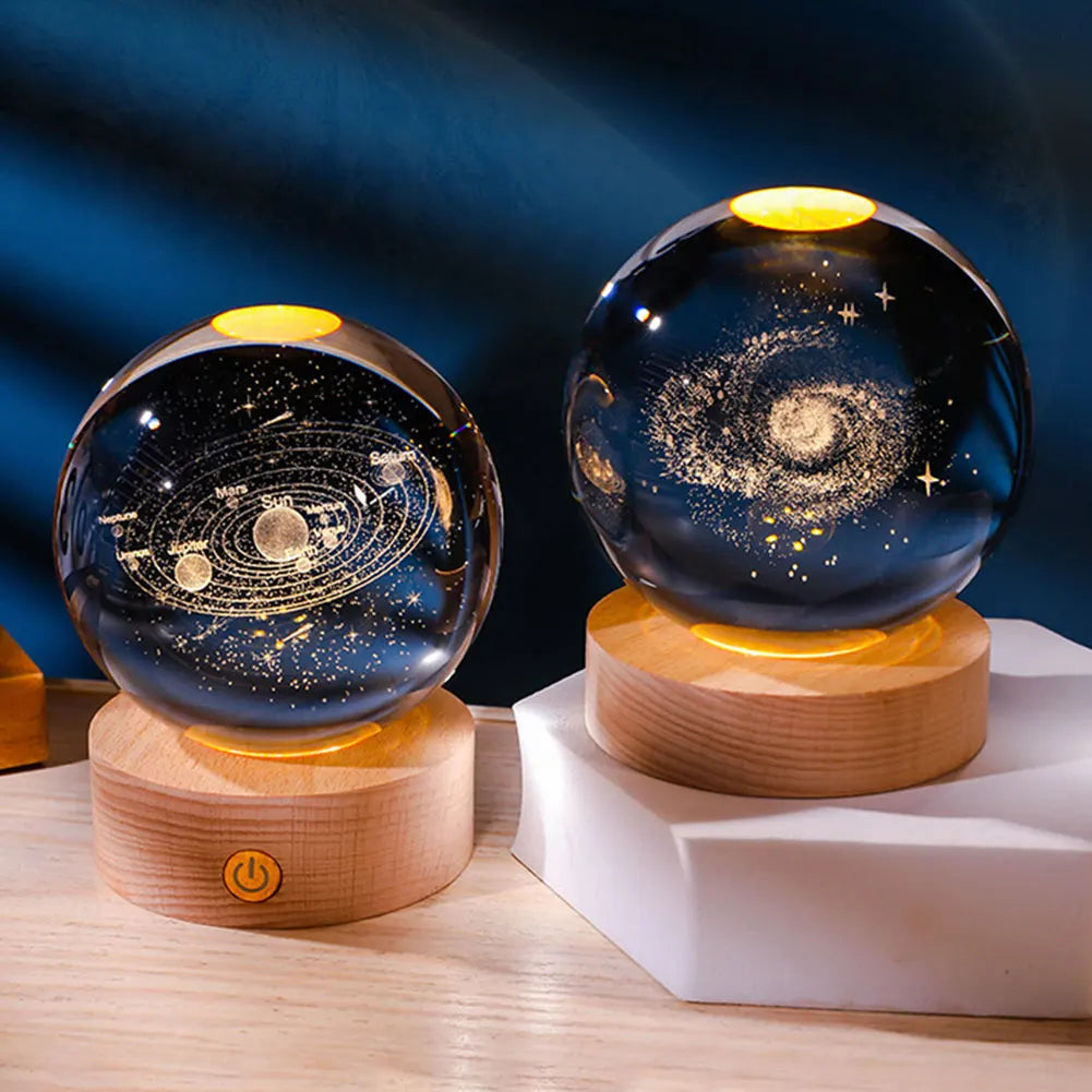 3D Laser-Engraved  Globe Night Light®