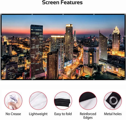 CinemaMagic Foldable Projector Screen